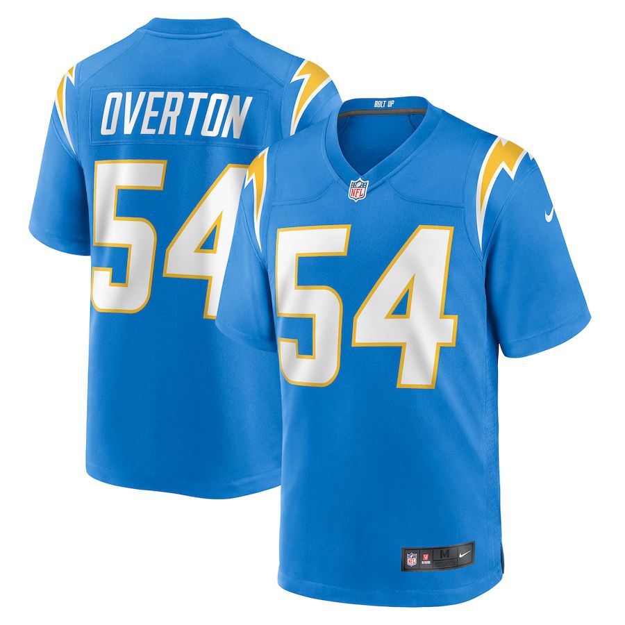 Men Los Angeles Chargers #54 Matt Overton Nike Powder Blue Game NFL Jersey